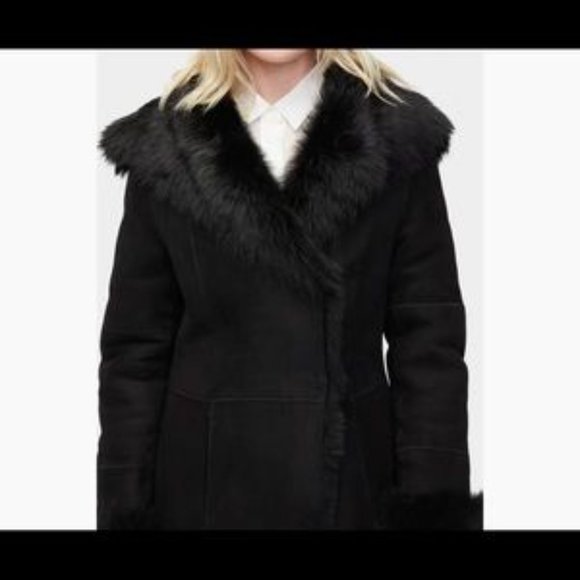 UGG Vanesa Shearling Coat NWT - Original Pr &1999 - Picture 4 of 5